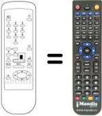 Replacement remote control DSB 9800 (ver. 2)